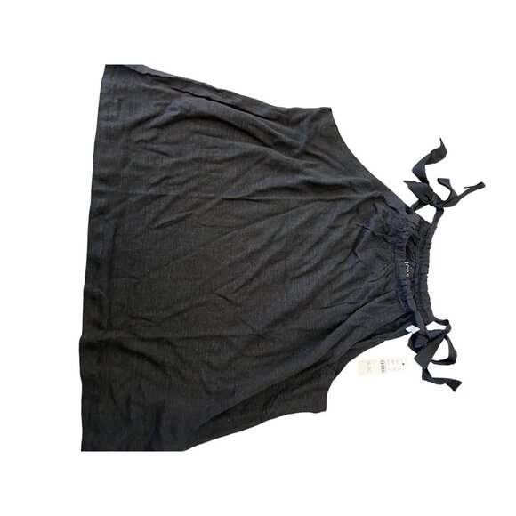 NWT J.Crew Black Linen Tank Top M - Picture 4 of 7